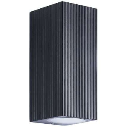 Brilliant - Zunanja stenska svetilka JELANI 2xGU10/10W/230V IP44 črna