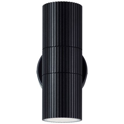 Brilliant - Zunanja stenska svetilka KEOLA 2xGU10/10W/230V IP44 črna