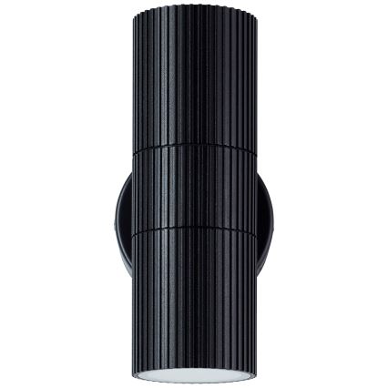 Brilliant - Zunanja stenska svetilka KEOLA 2xGU10/10W/230V IP44 črna