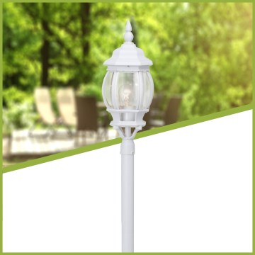 Brilliant - Zunanja svetilka ISTRIA 1xE27/60W/230V 112 cm IP23 bela