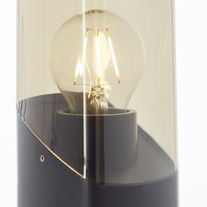 Brilliant - Zunanja svetilka MINOU 1xE27/10W/230V 60 cm IP44 črna/dimna