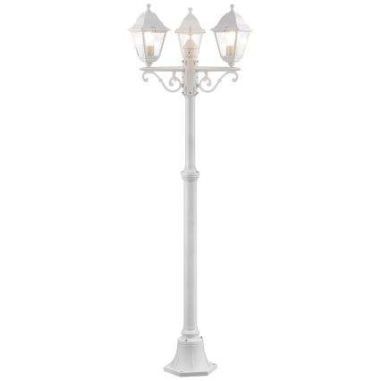 Brilliant - Zunanja svetilka NISSIE 3xE27/60W/230V IP44 bela