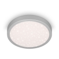 Brilo 3649-014 - LED Kopalniška stropna svetilka RUNA LED/18,5W/230V IP44 srebrna