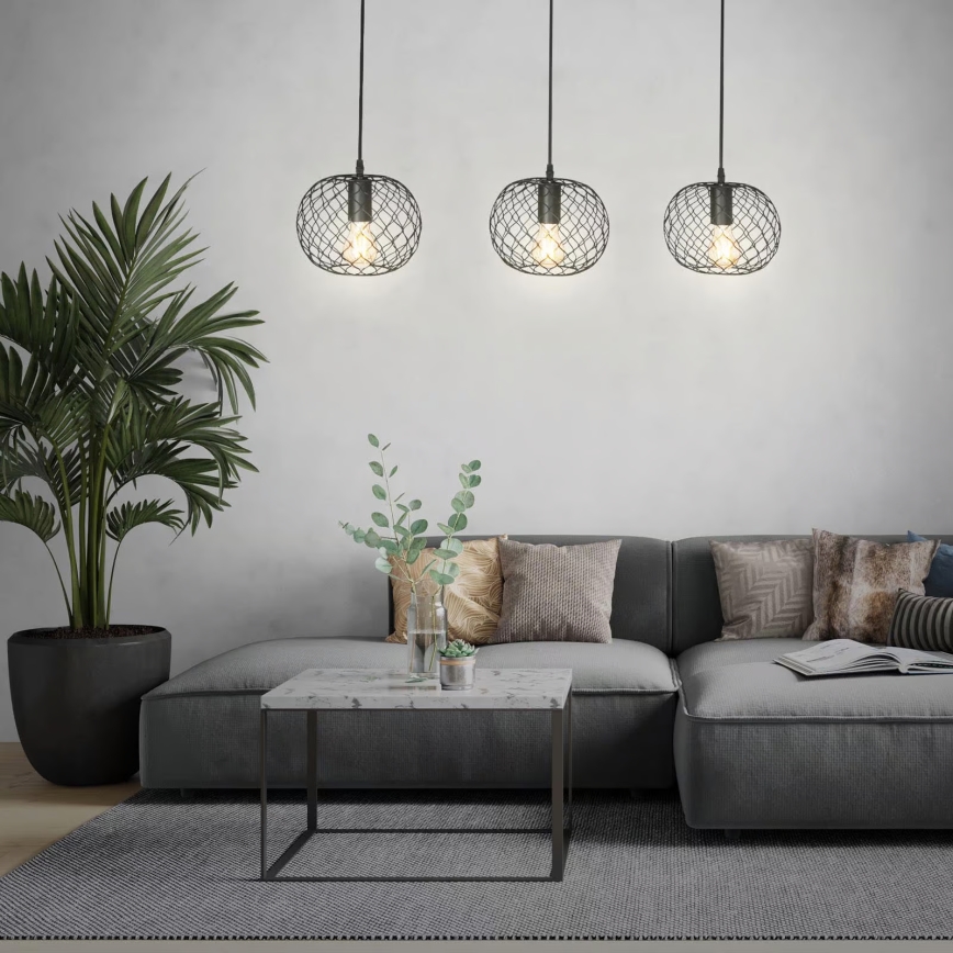 Brilo 4037-035 - Lestenec na kablu 3xE27/40W/230V