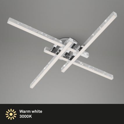 Brilo - LED Nadgradni lestenec REY 4xLED/5W/230V sijoči krom