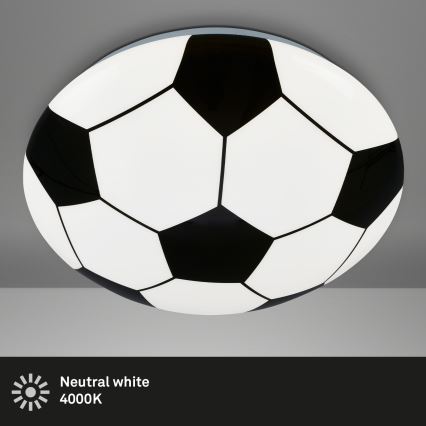 Brilo - LED otroška stropna svetilka FOTBALL LED/12W/230V