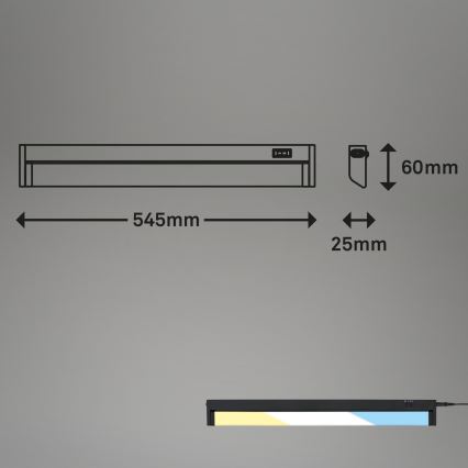 Brilo - LED Podelementna svetilka LED/6,5W/230V 2700/4000/6500K