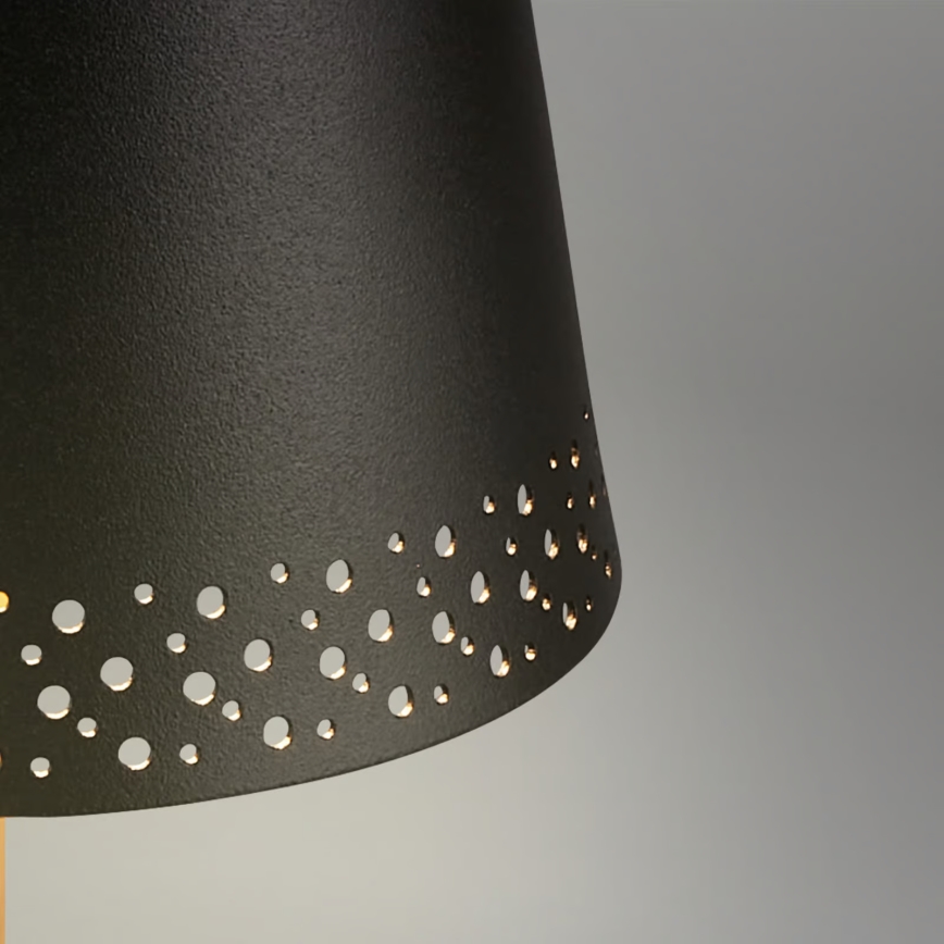 Brilo - LED zatemnjevalna polnilna namizna zunanja svetilka KIKI, upravljanje na dotik, LED/2,6W/5V, IP44, 2600 mAh, črna