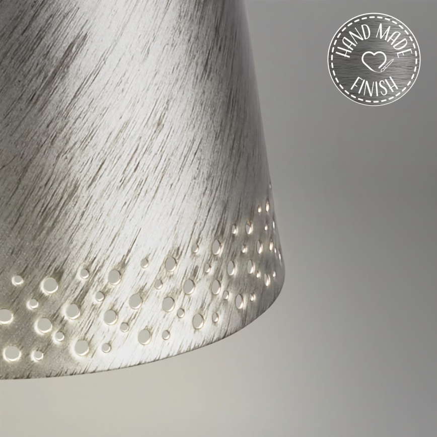 Brilo - KIKI LED polnilna namizna zunanja svetilka, z upravljanjem na dotik in nastavljivo svetlostjo, LED/2,6W/5V, IP44, 2600 mAh, srebrna