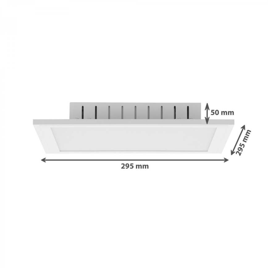 Brilo - LED RGB Zatemnitvena stropna svetilka COLOUR LED/15W/230V 3000-6500K + Daljinski upravljalnik