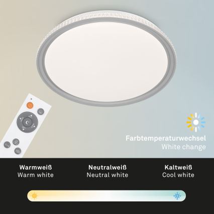 Brilo - LED RGB Zatemnljivo stropno svetilo LED/40W/230V 3000-6500K + daljinski upravljalnik
