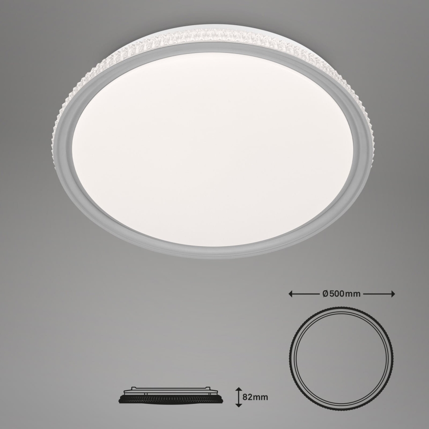 Brilo - LED RGB Zatemnljivo stropno svetilo LED/40W/230V 3000-6500K + daljinski upravljalnik
