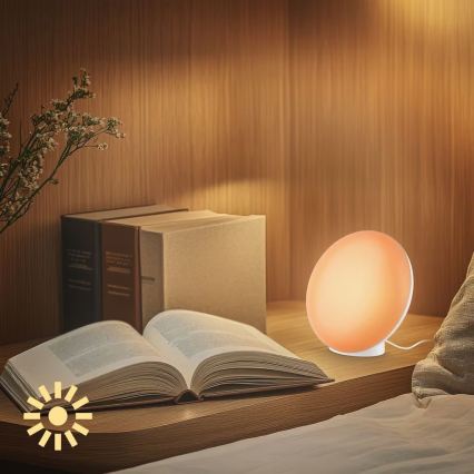 Brilo - LED RGBIC zatemnjevalna namizna svetilka TARA LED/6W/230V 3000-6500K bela + daljinski upravljalnik
