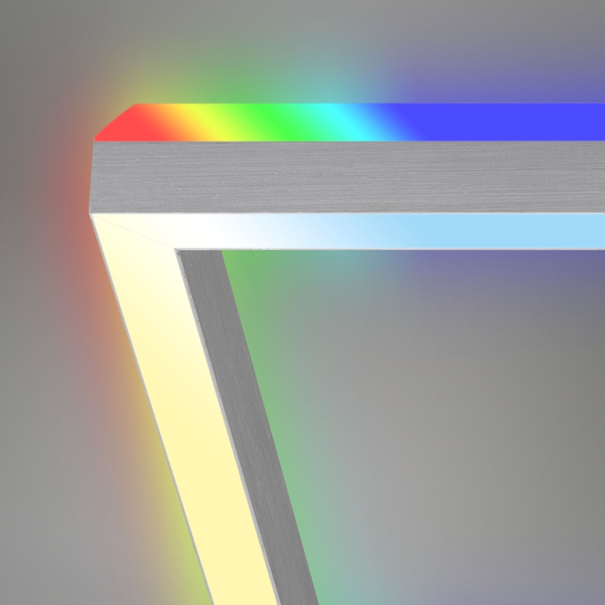 Brilo - LED RGBW Zatemnitveni nadgradni lestenec FRAME 2xLED/17W/230V 2700-6500K + Daljinski upravljalnik