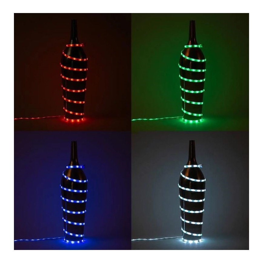 Brilo - LED RGBW Zatemnitveni trak 6,5m LED/22W/230V + Daljinski upravljalnik