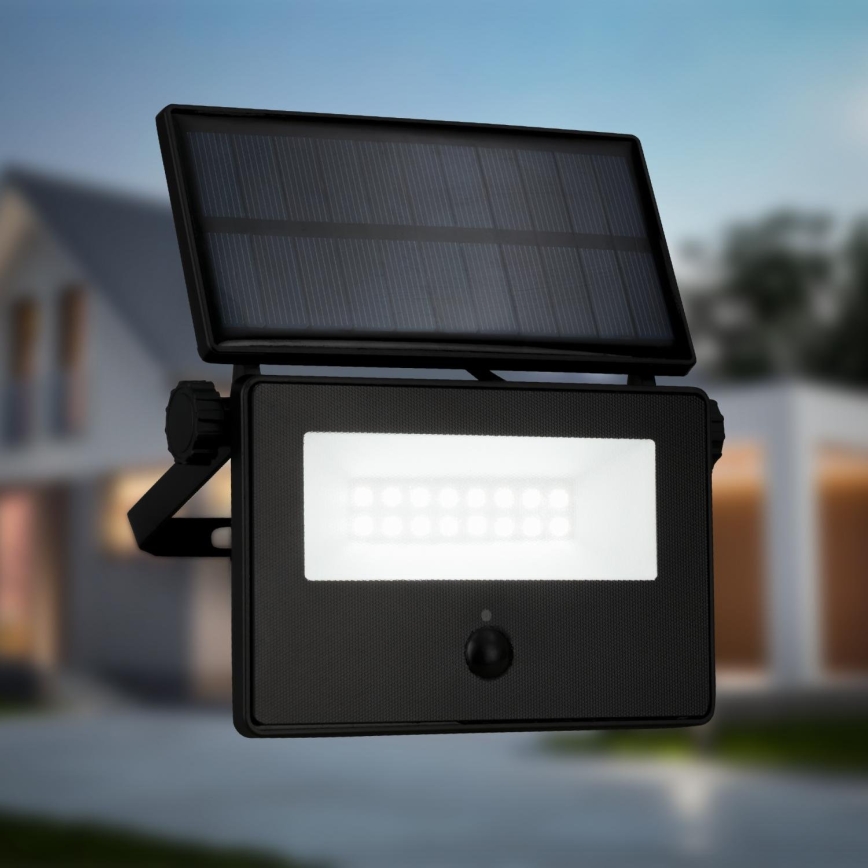 Brilo - LED sončni reflektor s senzorjem LED/5W/5,5V IP54 1200 mAh