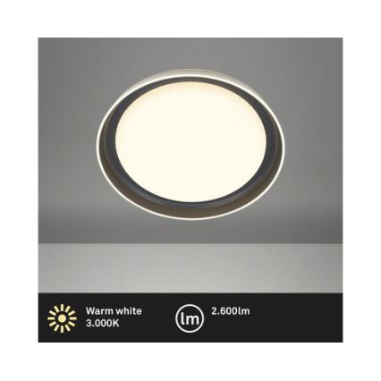 Brilo - LED stropna svetilka IJUS LED/24W/230V 3000K, premer 43 cm
