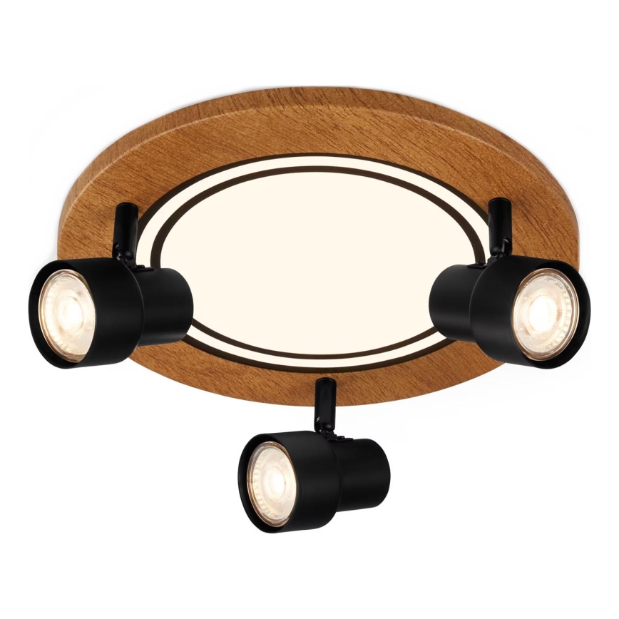 Brilo - LED Stropna svetilka LED/12W/230V + 3xGU10/9W 3000K