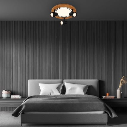 Brilo - LED Stropna svetilka LED/12W/230V + 3xGU10/9W 3000K