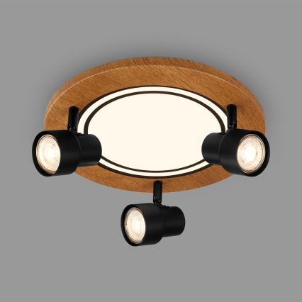 Brilo - LED Stropna svetilka LED/12W/230V + 3xGU10/9W 3000K