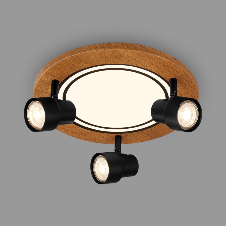 Brilo - LED Stropna svetilka LED/12W/230V + 3xGU10/9W 3000K
