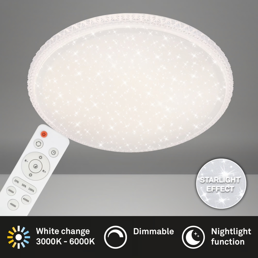 Brilo - LED stropna svetilka LED/48W/230V premer 60 cm