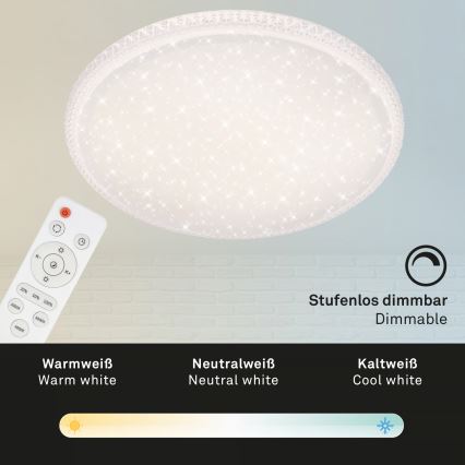 Brilo - LED stropna svetilka LED/48W/230V premer 60 cm