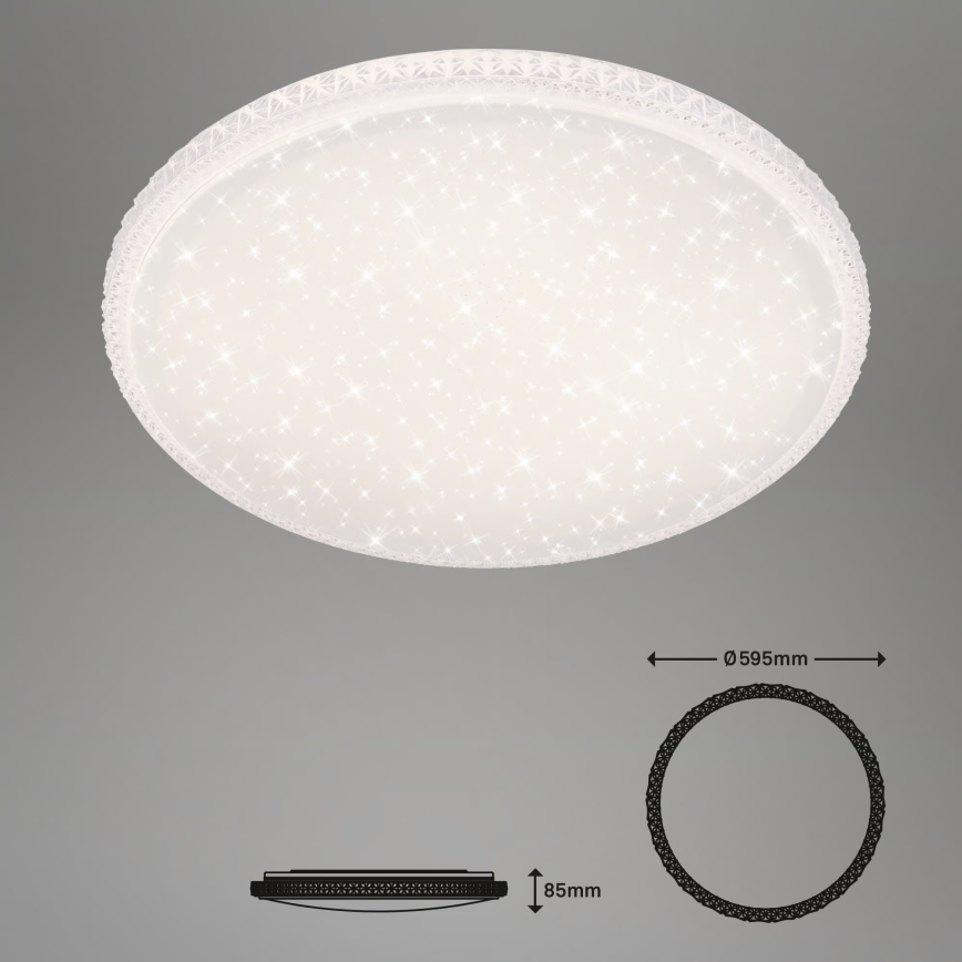 Brilo - LED stropna svetilka LED/48W/230V premer 60 cm