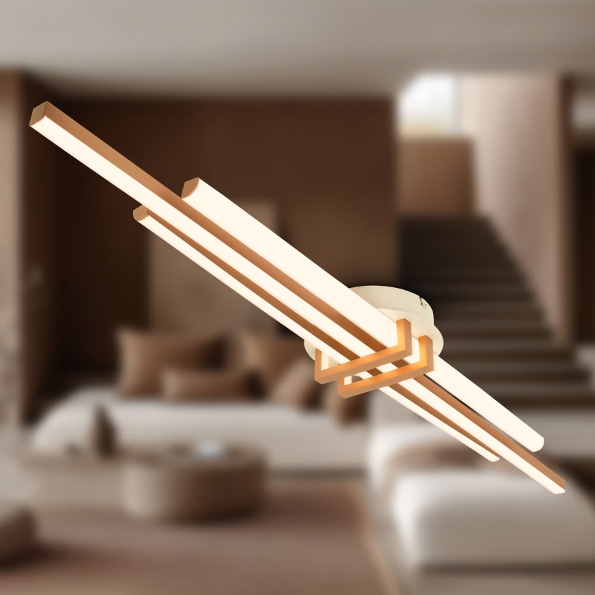 Brilo - LED stropna svetilka TINKA LED/30W/230V 3000K medena