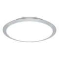 Brilo - LED stropna svetilka za kopalnico CTS LED/21W/230V 3000/4000K IP44, premer 37 cm, mat krom