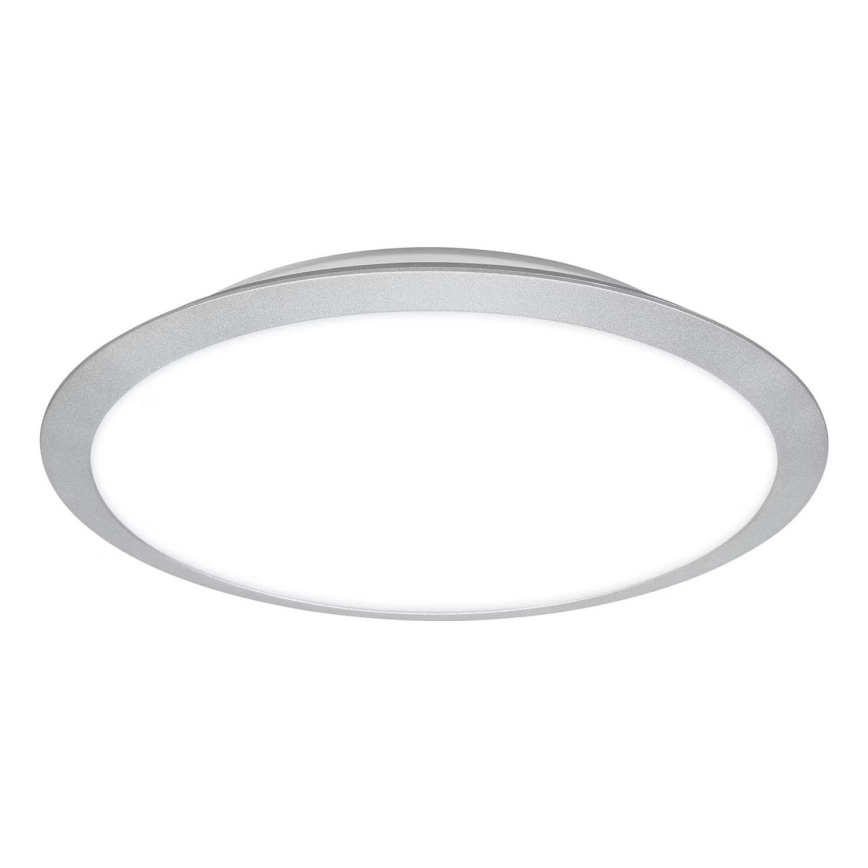 Brilo - LED stropna svetilka za kopalnico CTS LED/21W/230V 3000/4000K IP44, premer 37 cm, mat krom