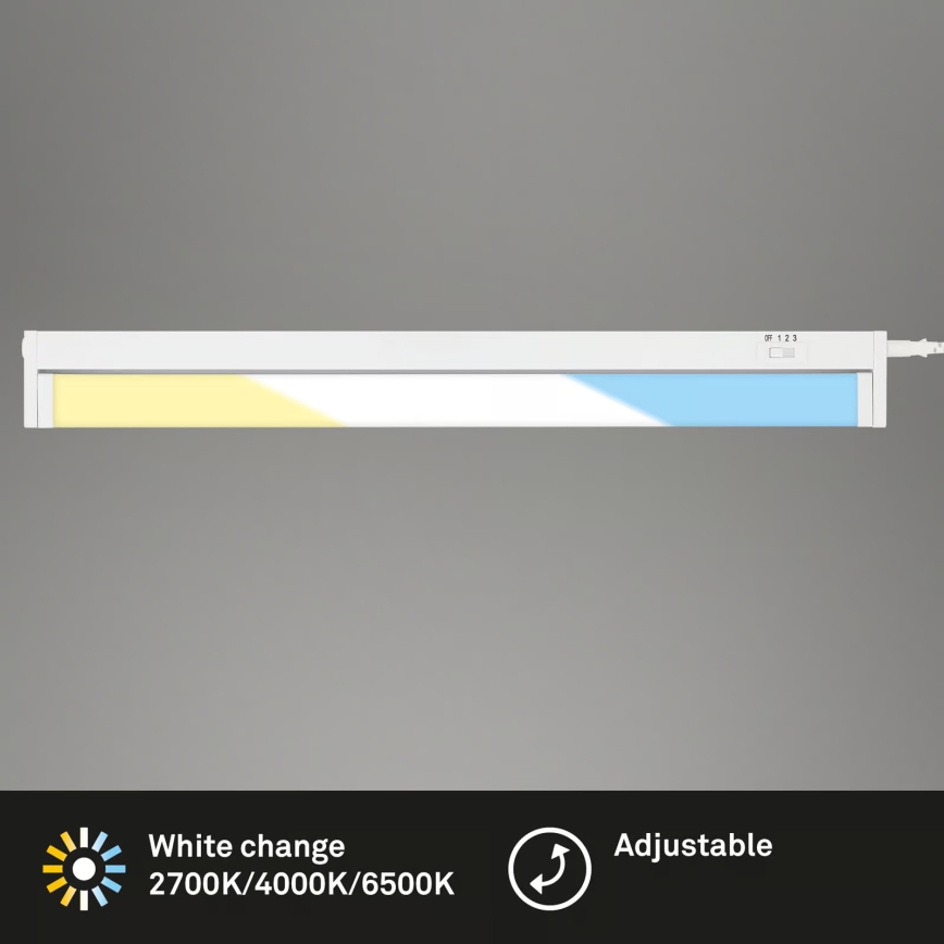 Brilo - LED svetilo za pod omarico LED/6W/230V 2700/4000/6500K 54,5 cm belo