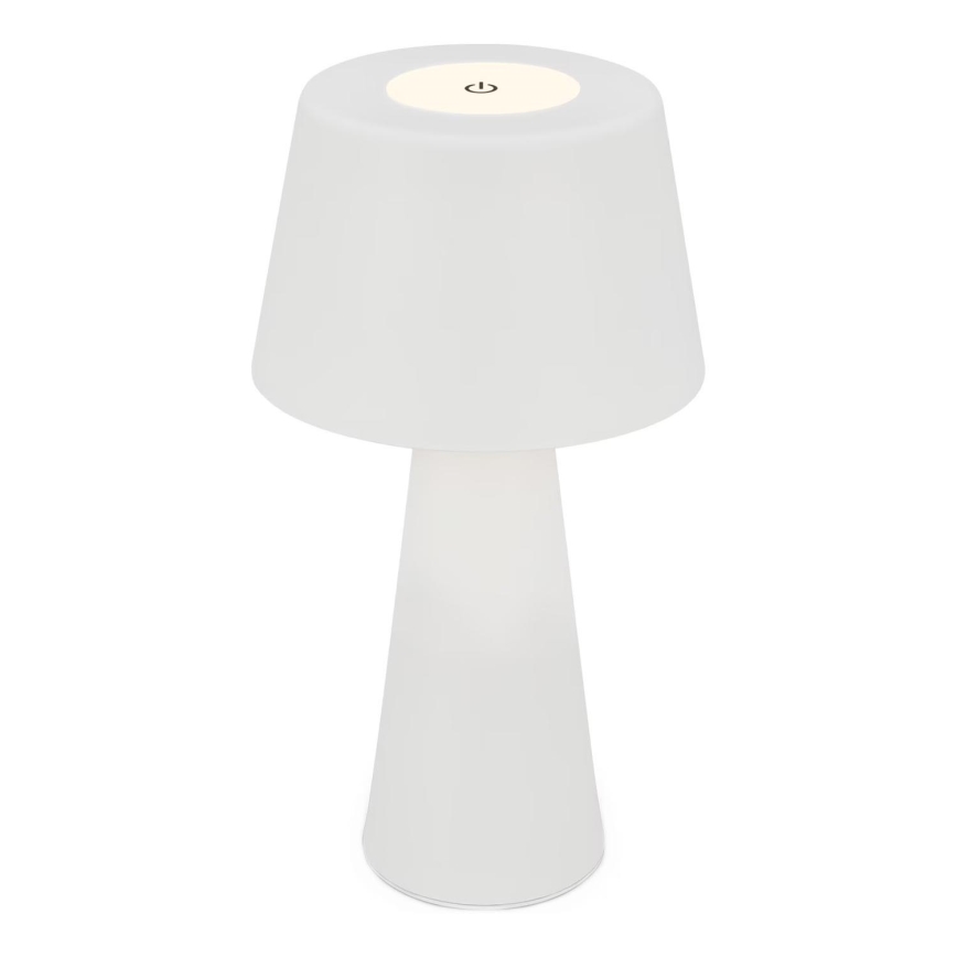 Brilo - LED Zatemnitvena polnilna zunanja namizna svetilka LED/3,5W/5V IP44 bela