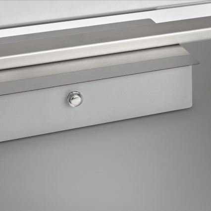 Brilo - LED Zatemnitvena stenska svetilka LED/18W/230V 2700-4000K srebrna