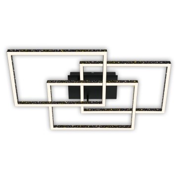 Brilo - LED Zatemnitvena stropna svetilka FRAME LED/57W/230V 3000K črna