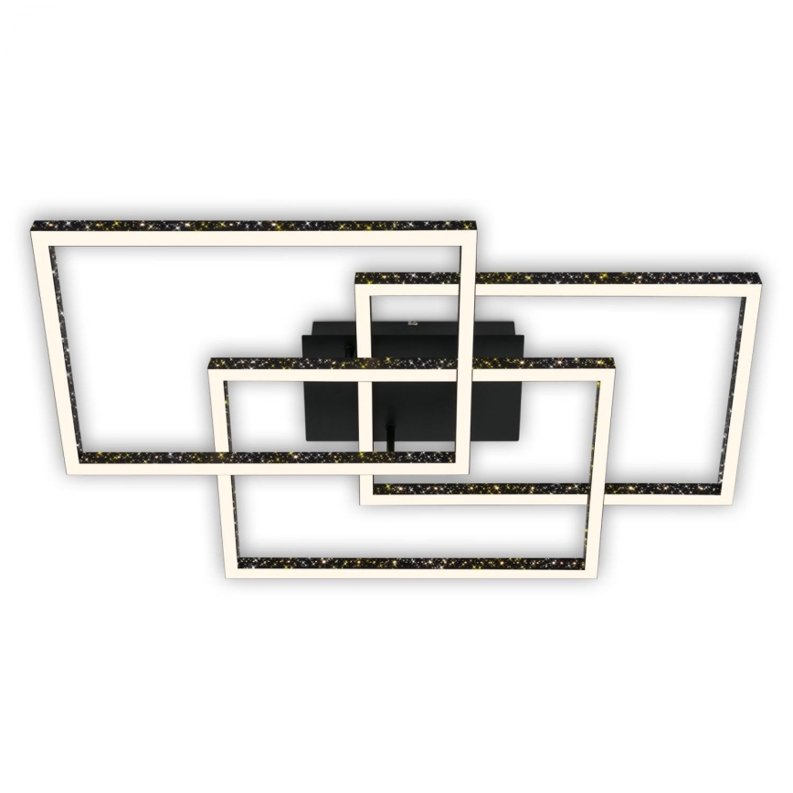 Brilo - LED Zatemnitvena stropna svetilka FRAME LED/57W/230V 3000K črna