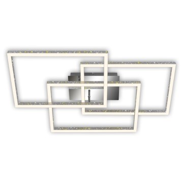 Brilo - LED Zatemnitvena stropna svetilka FRAME LED/57W/230V 3000K mat krom