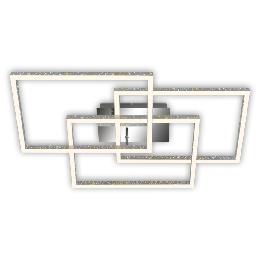 Brilo - LED Zatemnitvena stropna svetilka FRAME LED/57W/230V 3000K mat krom