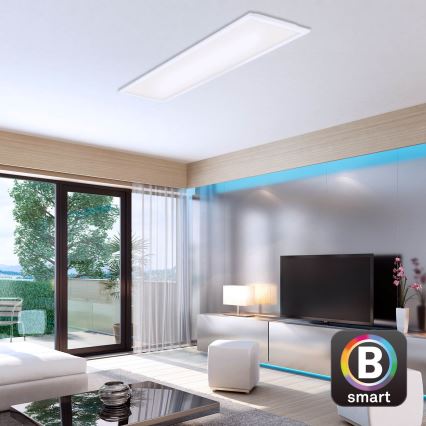 Brilo - LED Zatemnitvena stropna svetilka PIATTO LED/28W/230V 3000-6500K Wi-Fi Tuya + Daljinski upravljalnik