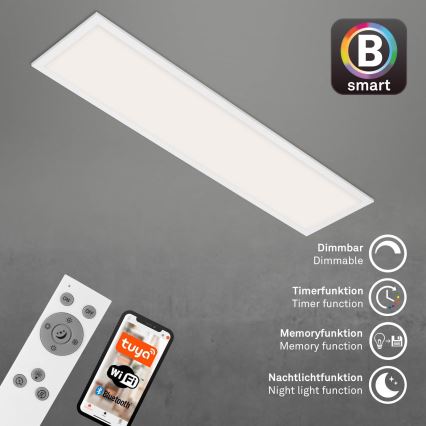 Brilo - LED Zatemnitvena stropna svetilka PIATTO LED/28W/230V 3000-6500K Wi-Fi Tuya + Daljinski upravljalnik