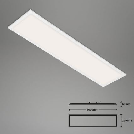 Brilo - LED Zatemnitvena stropna svetilka PIATTO LED/28W/230V 3000-6500K Wi-Fi Tuya + Daljinski upravljalnik