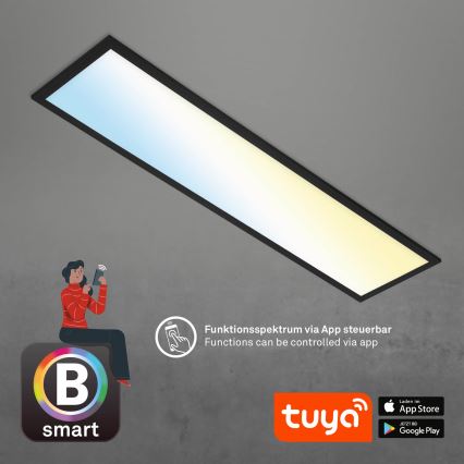 Brilo - LED Zatemnitvena stropna svetilka PIATTO LED/28W/230V 3000-6500K Wi-Fi Tuya + Daljinski upravljalnik