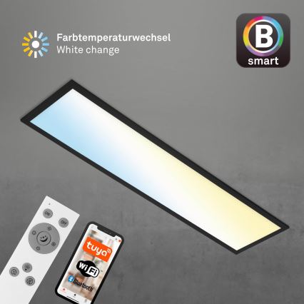 Brilo - LED Zatemnitvena stropna svetilka PIATTO LED/28W/230V 3000-6500K Wi-Fi Tuya + Daljinski upravljalnik