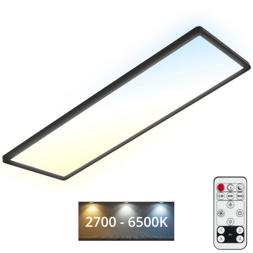 Brilo - LED Zatemnitvena stropna svetilka SLIM LED/23W/230V 2700-6500K + Daljinski upravljalnik