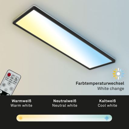 Brilo - LED Zatemnitvena stropna svetilka SLIM LED/23W/230V 2700-6500K + Daljinski upravljalnik