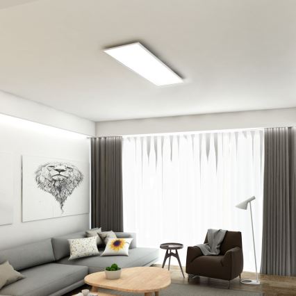 Brilo - LED Zatemnitvena stropna svetilka SLIM LED/24W/230V 3000-6500K 100x25 cm + Daljinski upravljalnik