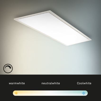 Brilo - LED Zatemnitvena stropna svetilka SLIM LED/24W/230V 3000-6500K 100x25 cm + Daljinski upravljalnik