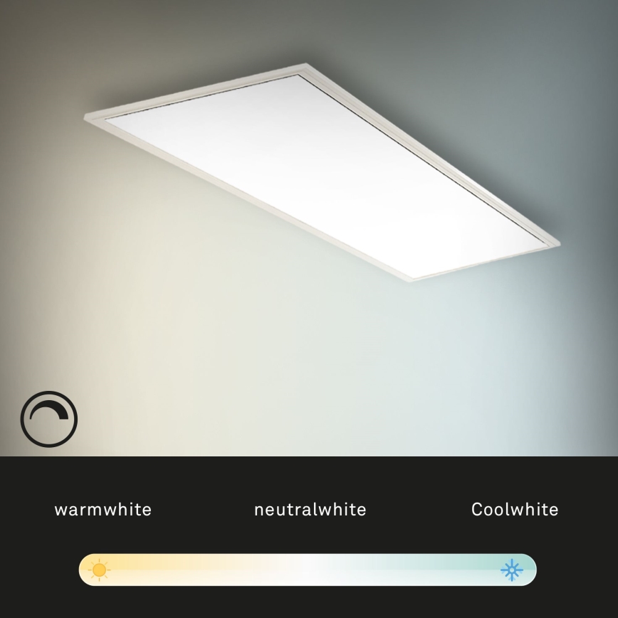 Brilo - LED Zatemnitvena stropna svetilka SLIM LED/24W/230V 3000-6500K 100x25 cm + Daljinski upravljalnik