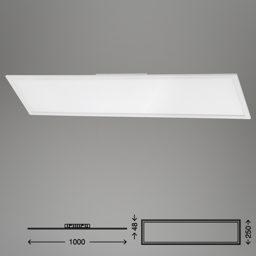 Brilo - LED Zatemnitvena stropna svetilka SLIM LED/24W/230V 3000-6500K 100x25 cm + Daljinski upravljalnik