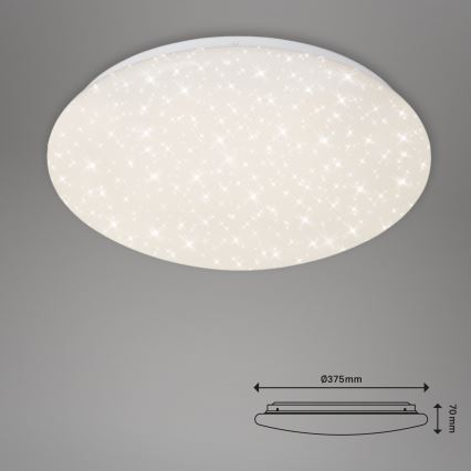 Brilo - LED Zatemnitvena stropna svetilka STARRY SKY LED/22W/230V 3000-6000K + Daljinski upravljalnik